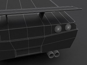 green car Modelo 3D