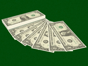 fan of dollars Modello 3D