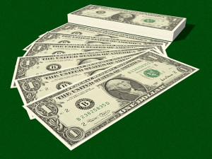 fan of dollars Modello 3D