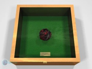 meteorite fire sign exhibit 3D Model