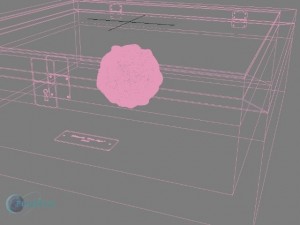 meteorite fire sign exhibit Modelo 3D