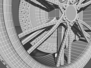 car wheels collection Model 3D