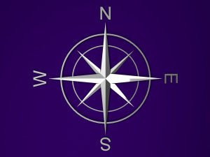 compass rose 3D 모델