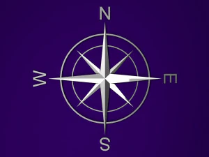 compass rose 3D Model