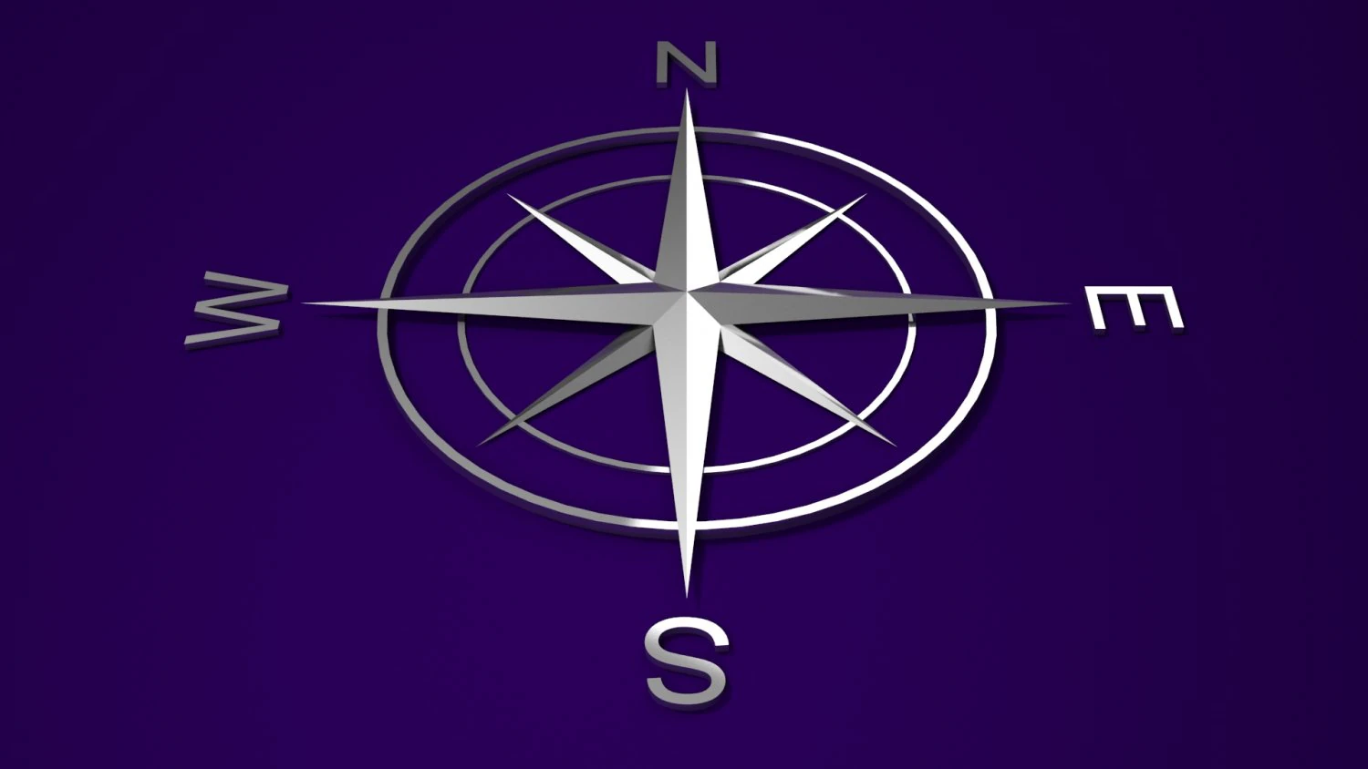 compass rose 3D Model .c4d .max .obj .3ds .fbx .stl .blend 
