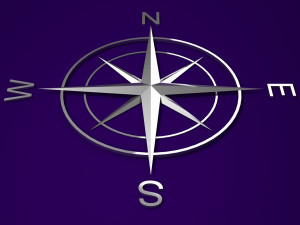 compass rose Model 3D