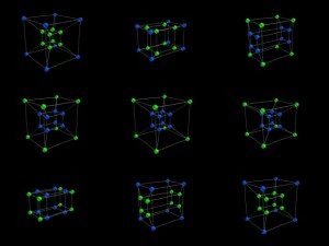 hipersześcian Model 3D