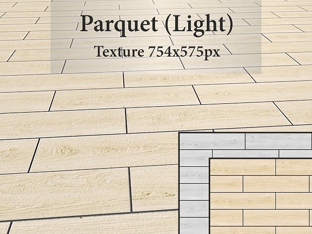 parquet light CG Textures .c4d .max .obj .3ds .fbx .stl .blend