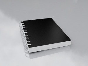 small black notepad Model 3D