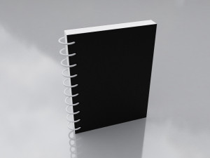 small black notepad Model 3D