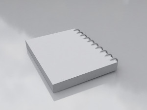 small black notepad Model 3D