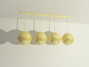 lampu kuning Model 3D