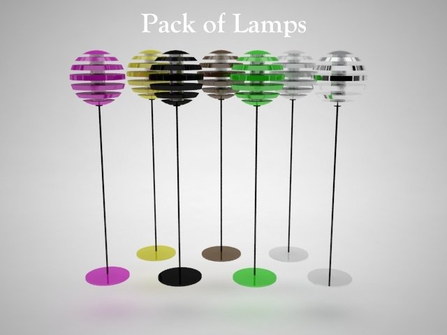 lamps Modelo 3D .c4d .max .obj .3ds .fbx .stl .blend 