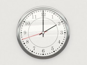 white clock 3D Model