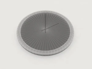 white clock 3D Model