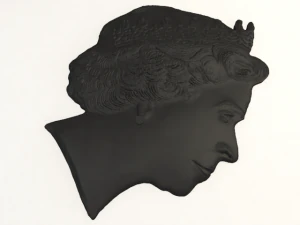 emboss elizabeth ii 3D Print Model