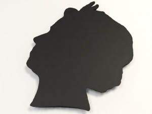 emboss elizabeth ii 3Dプリントモデル