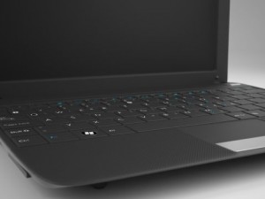 asus laptop eee pc 1001px 3D मॉडल