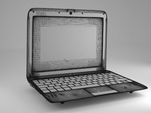 asus laptop eee pc 1001px 3D मॉडल