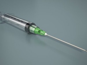 syringe with needle Modello 3D