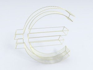 euro symbol 3D 모델