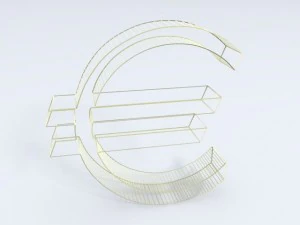 euro symbol 3D Model
