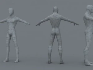 spiderman character rigged  textured 3D Model