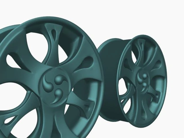 wheel center member 3D Model .c4d .max .obj .3ds .fbx .stl .blend 