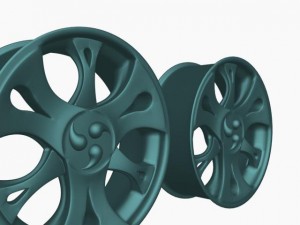 wheel center member Model 3D