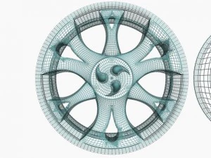 wheel center member 3D Model