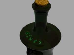 wine bottle Model 3D