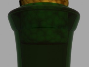wine bottle 3D Model