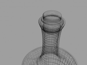 wine bottle 3D Model
