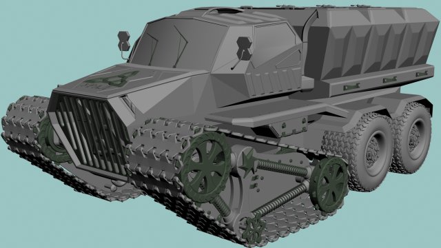 ural 3D 模型 .c4d .max .obj .3ds .fbx .stl .blend 