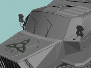 यूराल 3D मॉडल