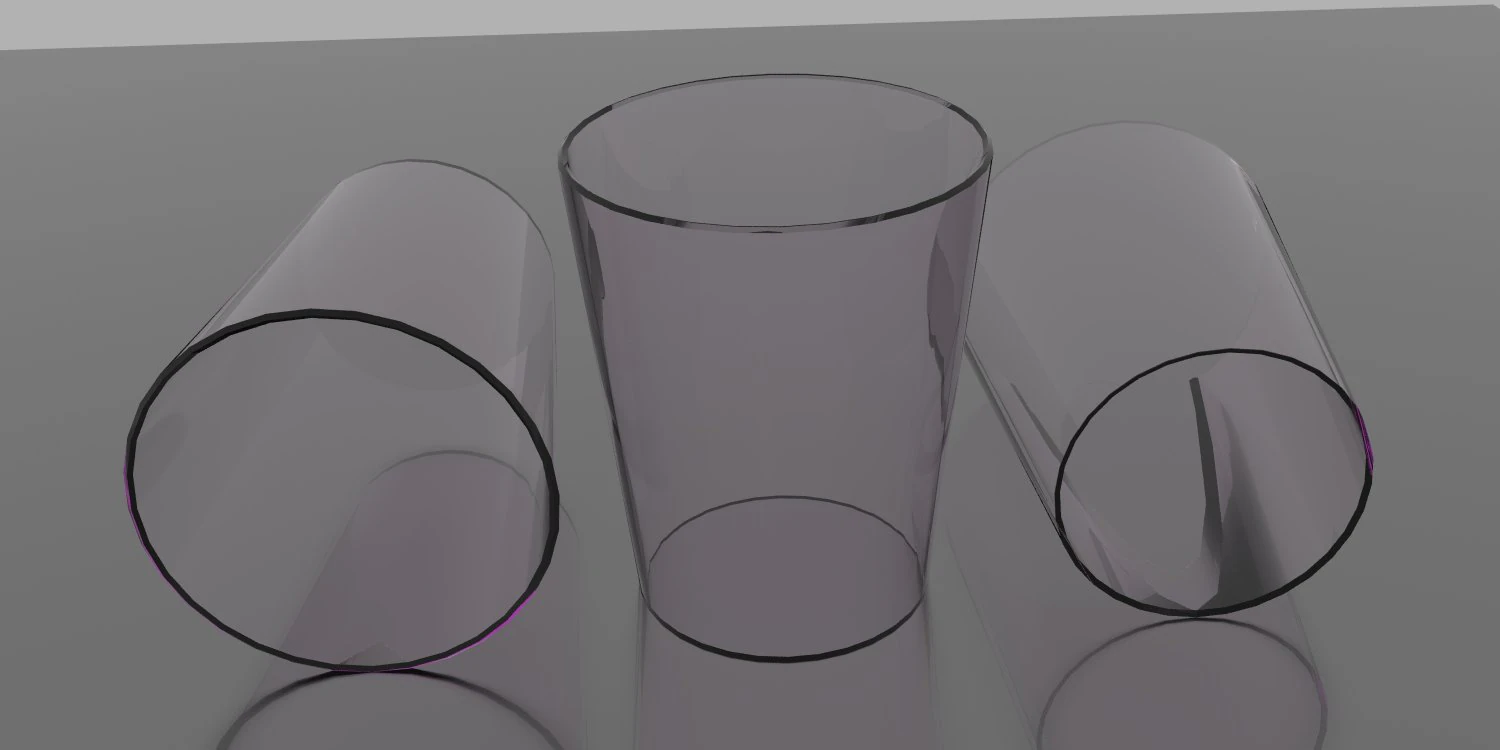 small glass 3D Model .c4d .max .obj .3ds .fbx .stl .blend 