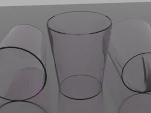 छोटा गिलास 3D मॉडल