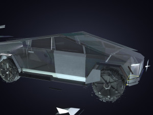 tesla cybertruck Model 3D