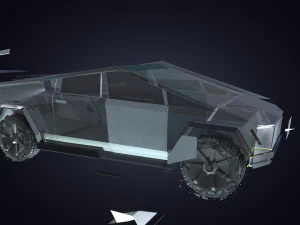 Tesla siber kamyon 3D Model
