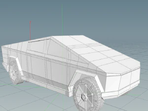 Tesla siber kamyon 3D Model