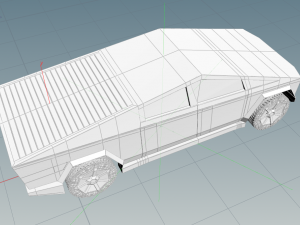 tesla cybertruck Model 3D