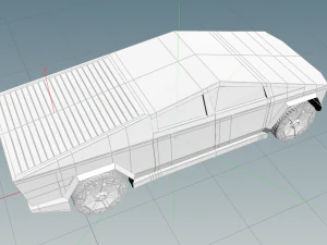 Tesla siber kamyon 3D Model