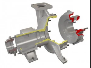 bomba de baixa velocidade Modelo 3D
