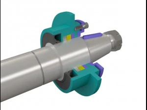 bomba de baixa velocidade Modelo 3D