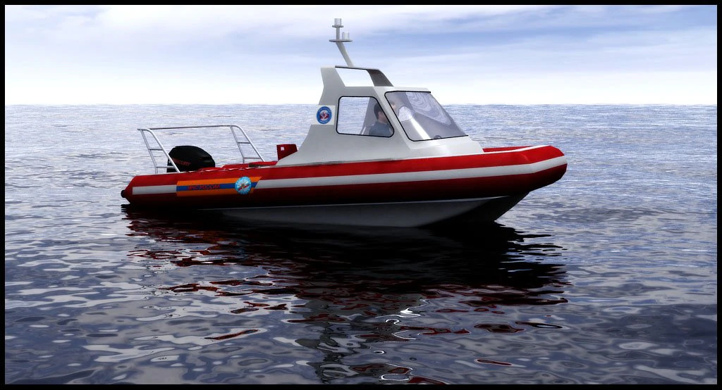 seaworthy boat stringer550r 3D Model .c4d .max .obj .3ds .fbx .stl .blend
