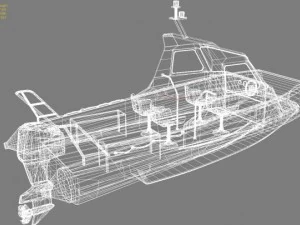 seaworthy boat stringer550r 3D Model