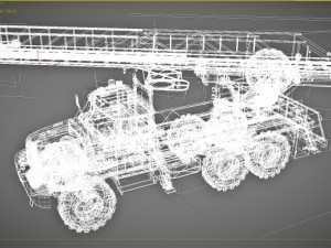 fire car 3D Model