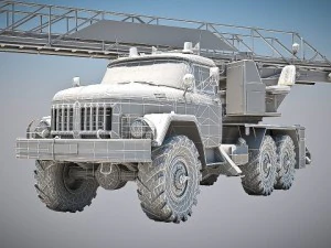 carro de bombeiros Modelo 3D