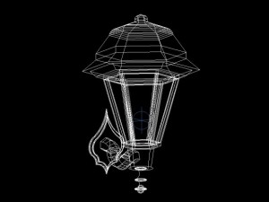 outside lantern 3D Модель