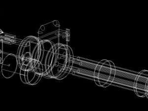minigun 3D Model
